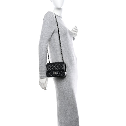 Chanel Lambskin Quilted Mini Square Flap Black 2 of 11