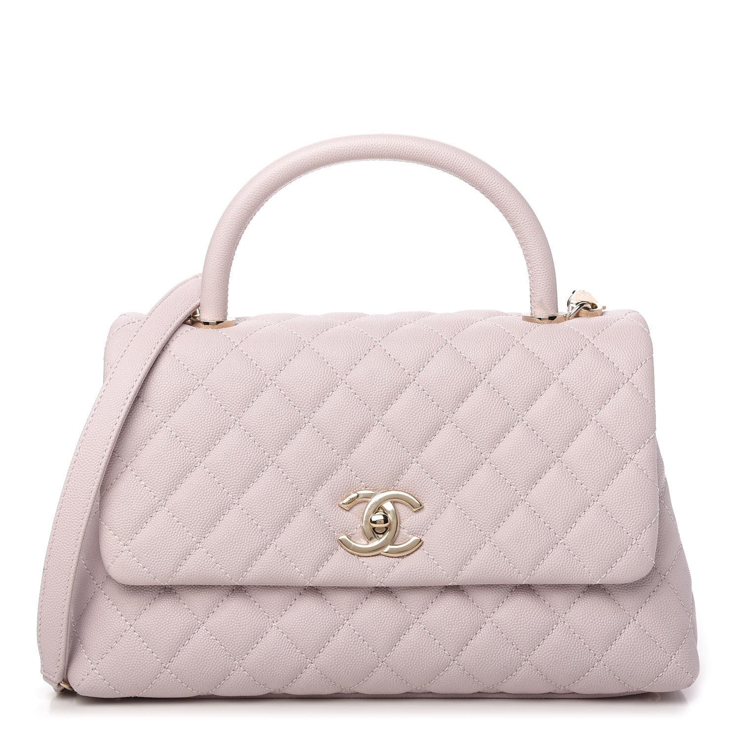 Chanel Caviar Quilted Small Coco Handle Flap Lilas Lilac 1 of 11