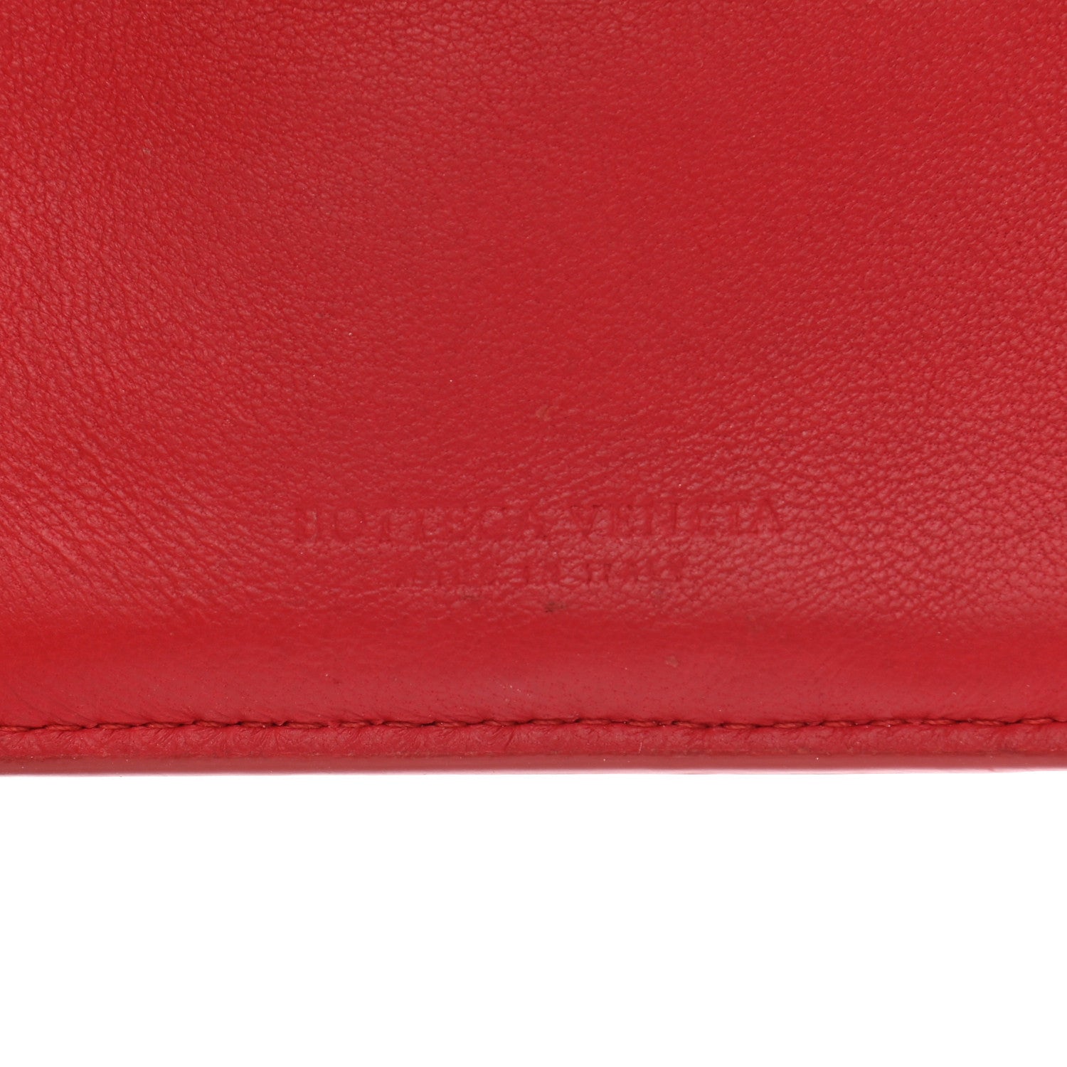 Bottega Veneta Nappa Maxi Intrecciato Card Holder Red 6 of 11