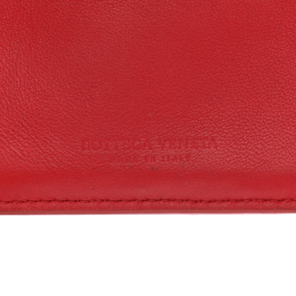 Bottega Veneta Nappa Maxi Intrecciato Card Holder Red 6 of 11