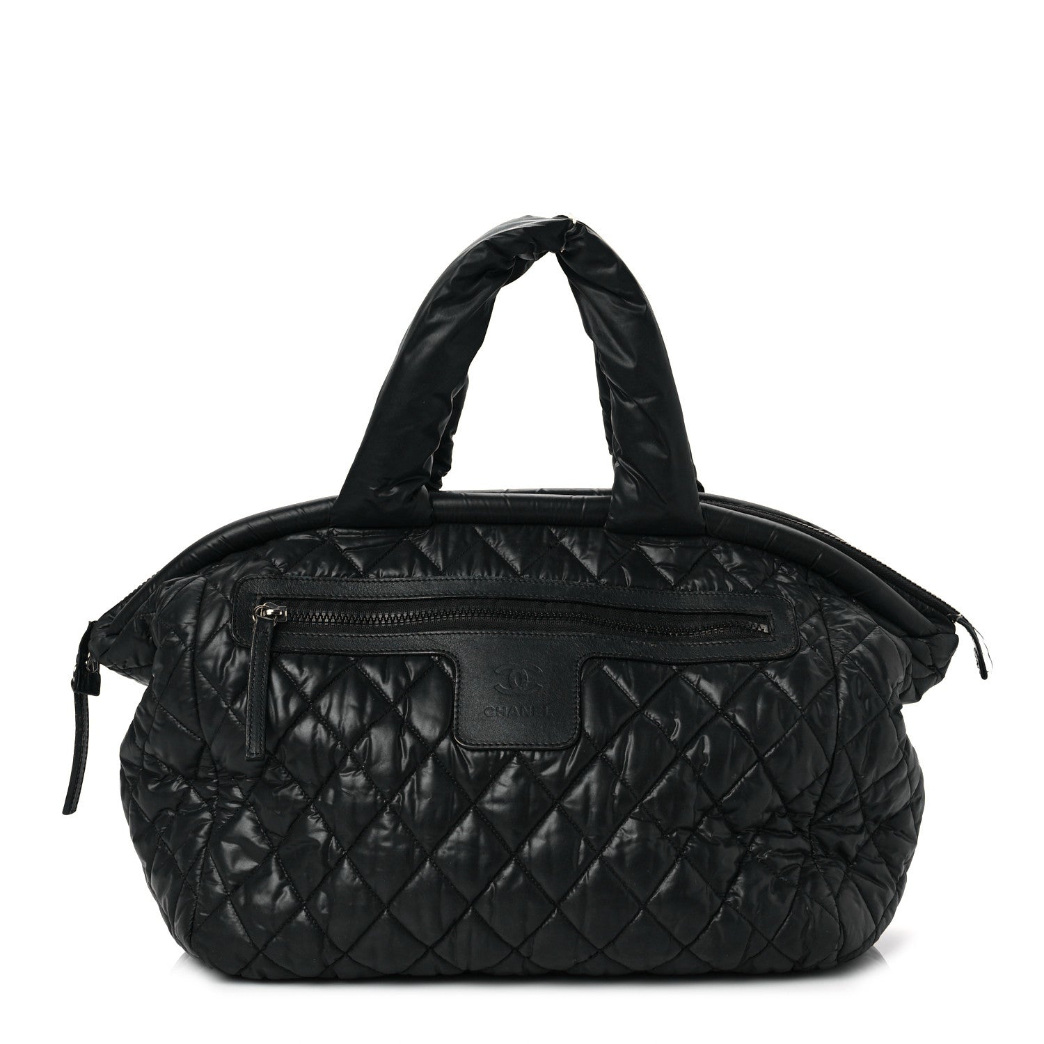 Chanel Nylon Quilted Medium Coco Cocoon Tote Black 1 of 10