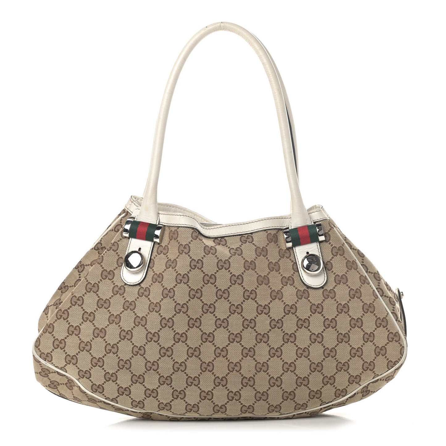 Monogram Match Ball Shoulder Bag White