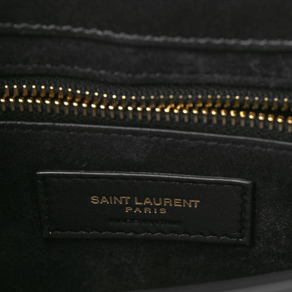 Saint Laurent Smooth Calfskin Le 5 A 7 Hobo Black 6 of 6