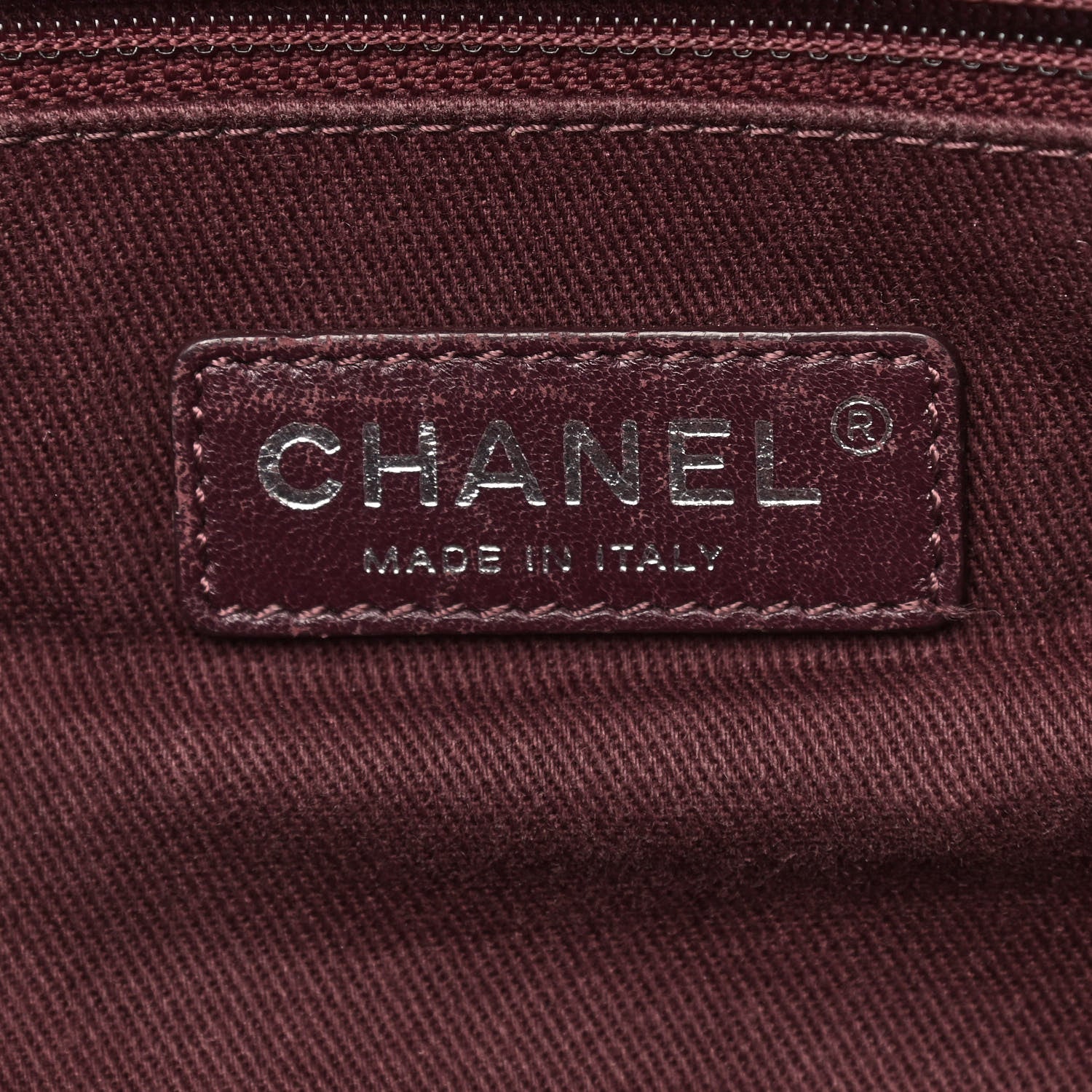 Chanel Aged Calfskin Quilted Large Secret Tag Bowling Bag Black 6 of 12