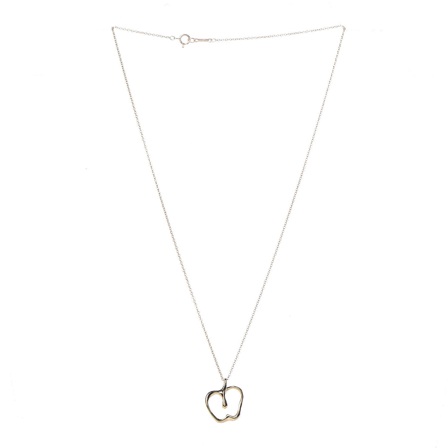 18K Yellow Gold Elsa Peretti Apple Pendant Necklace