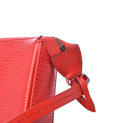 Louis Vuitton Epi Pochette Accessories NM Coquelicot 7 of 9