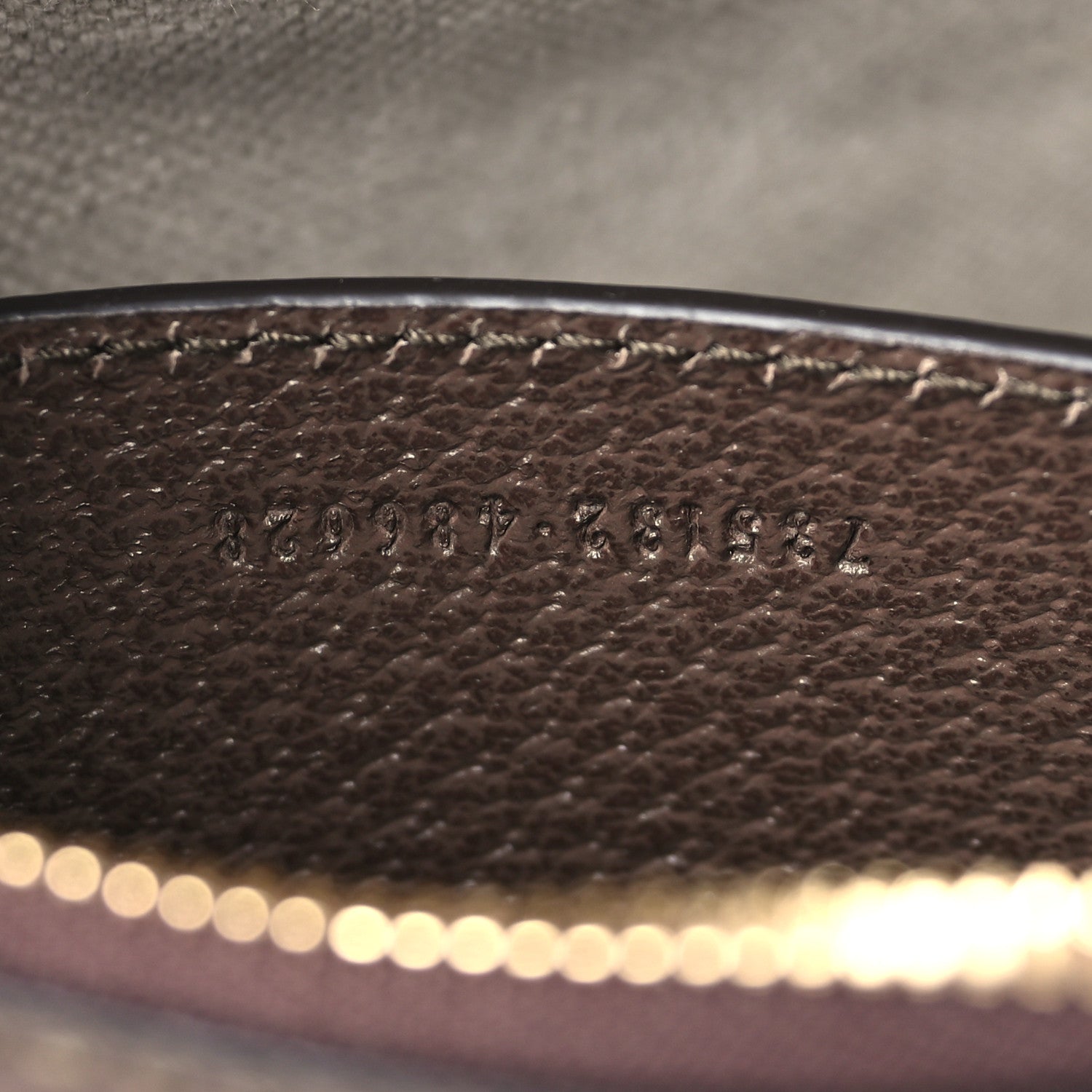 Gucci GG Supreme Monogram Textured Dollar Calfskin Web Small Ophidia GG Handbag Beige Ebony New Acero 8 of 11