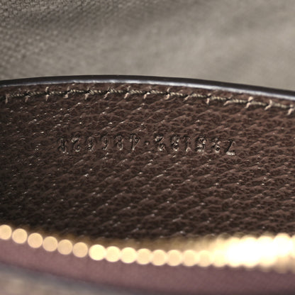 Gucci GG Supreme Monogram Textured Dollar Calfskin Web Small Ophidia GG Handbag Beige Ebony New Acero 8 of 11