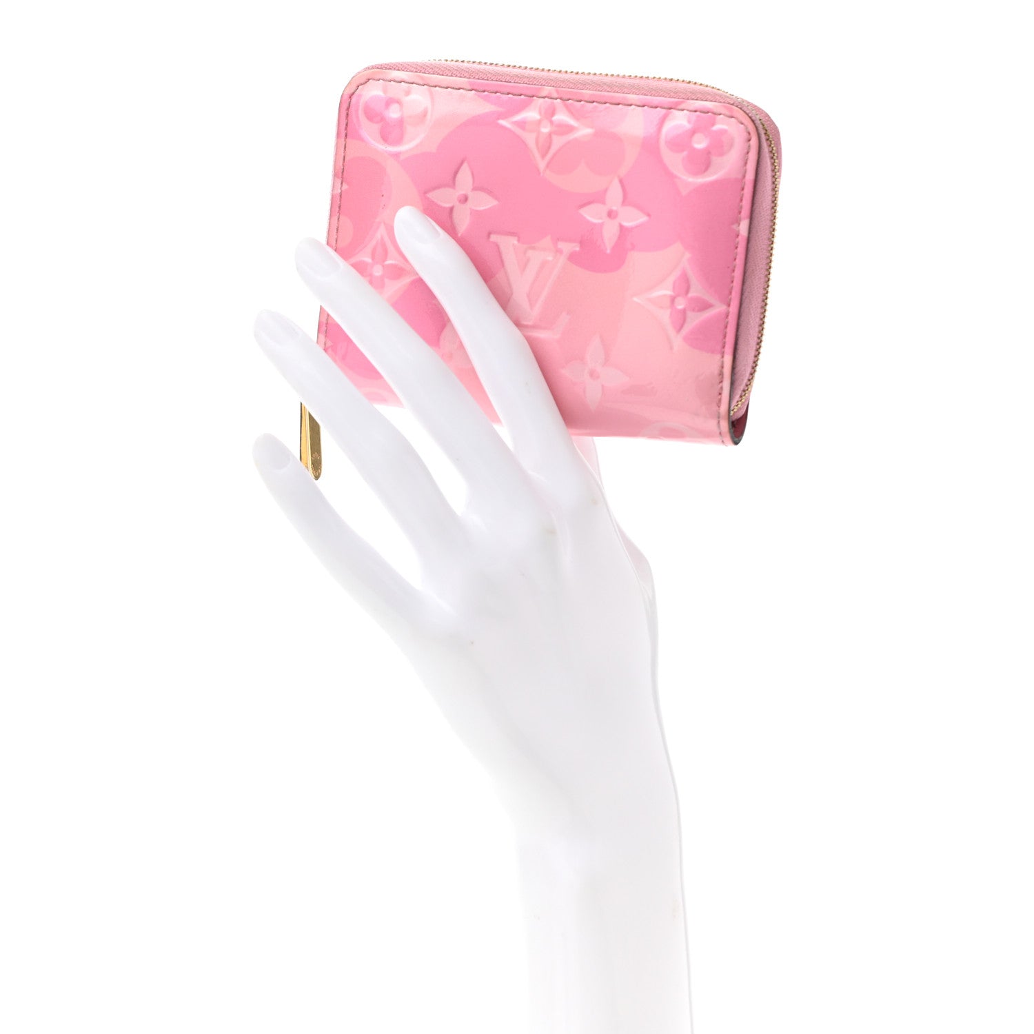 Louis Vuitton Vernis Valentine Zippy Coin Purse Pink 2 of 13