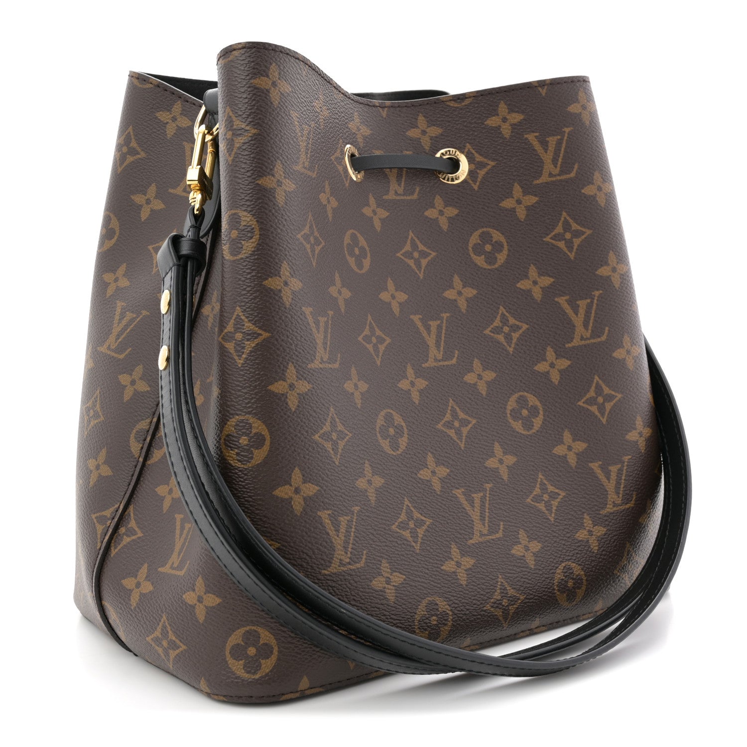 Louis Vuitton Monogram Neonoe MM Black 3 of 9