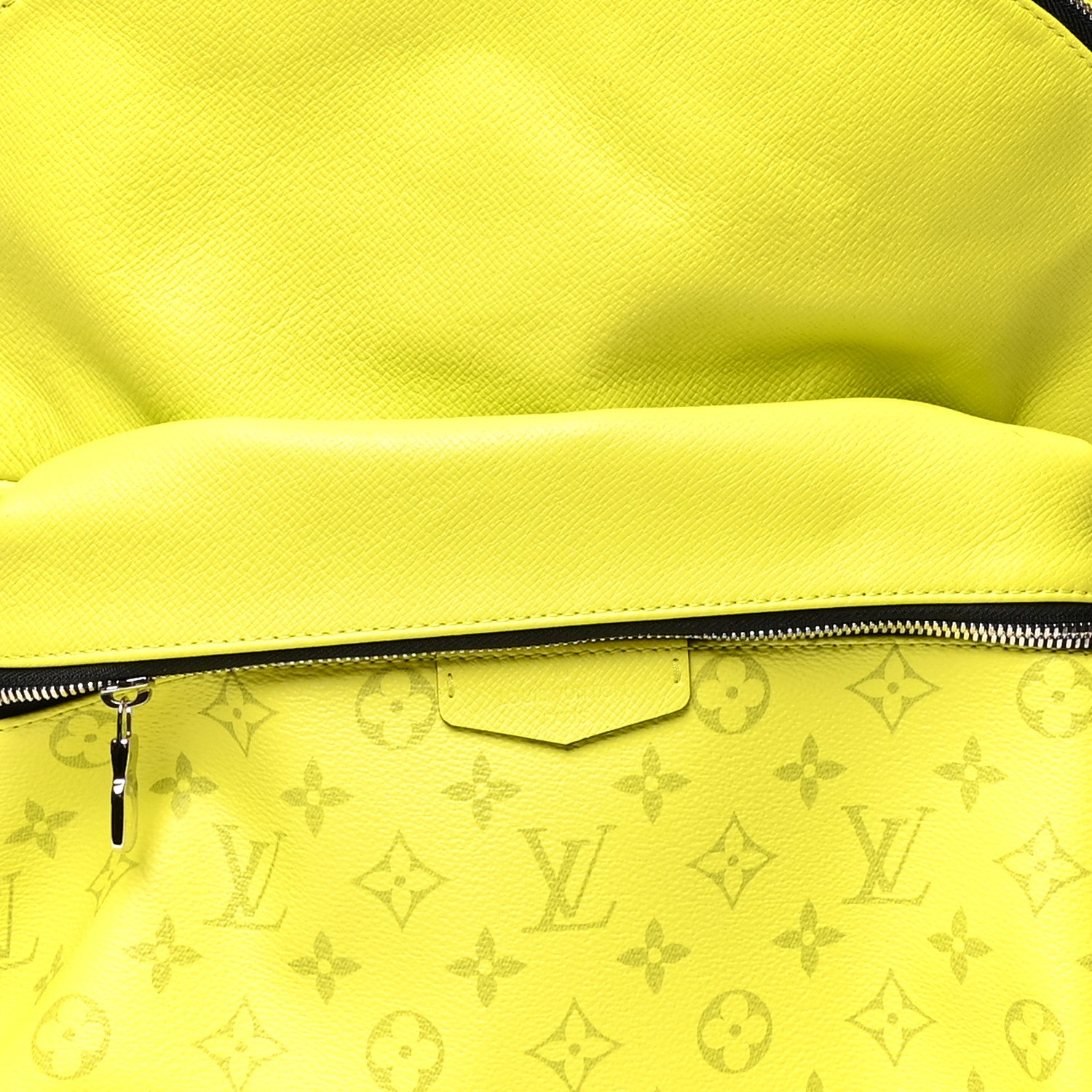 Louis Vuitton Taiga Monogram Discovery Backpack PM Yellow 7 of 11