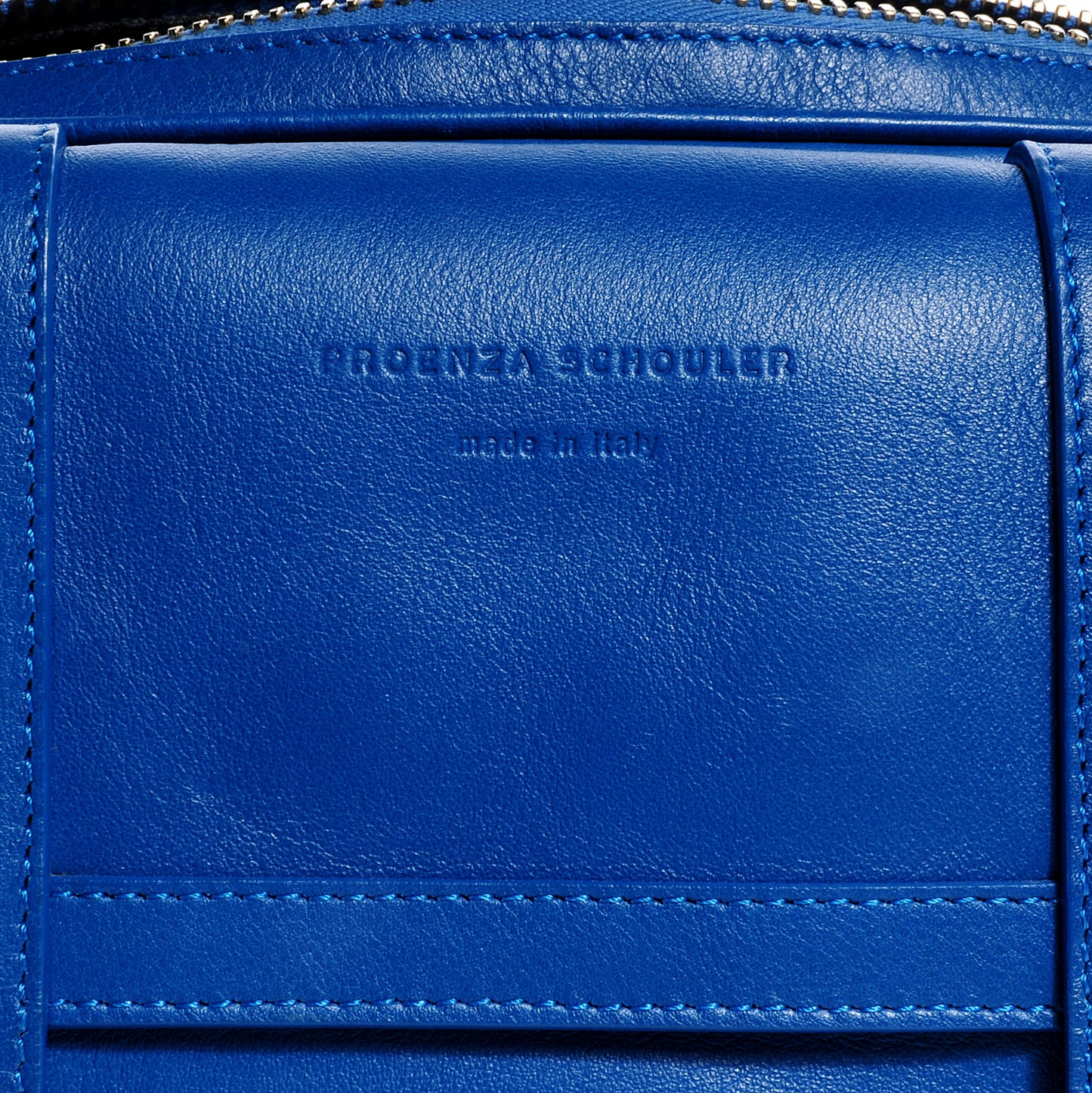 Calfskin Chain Strap Double Bag Peacock