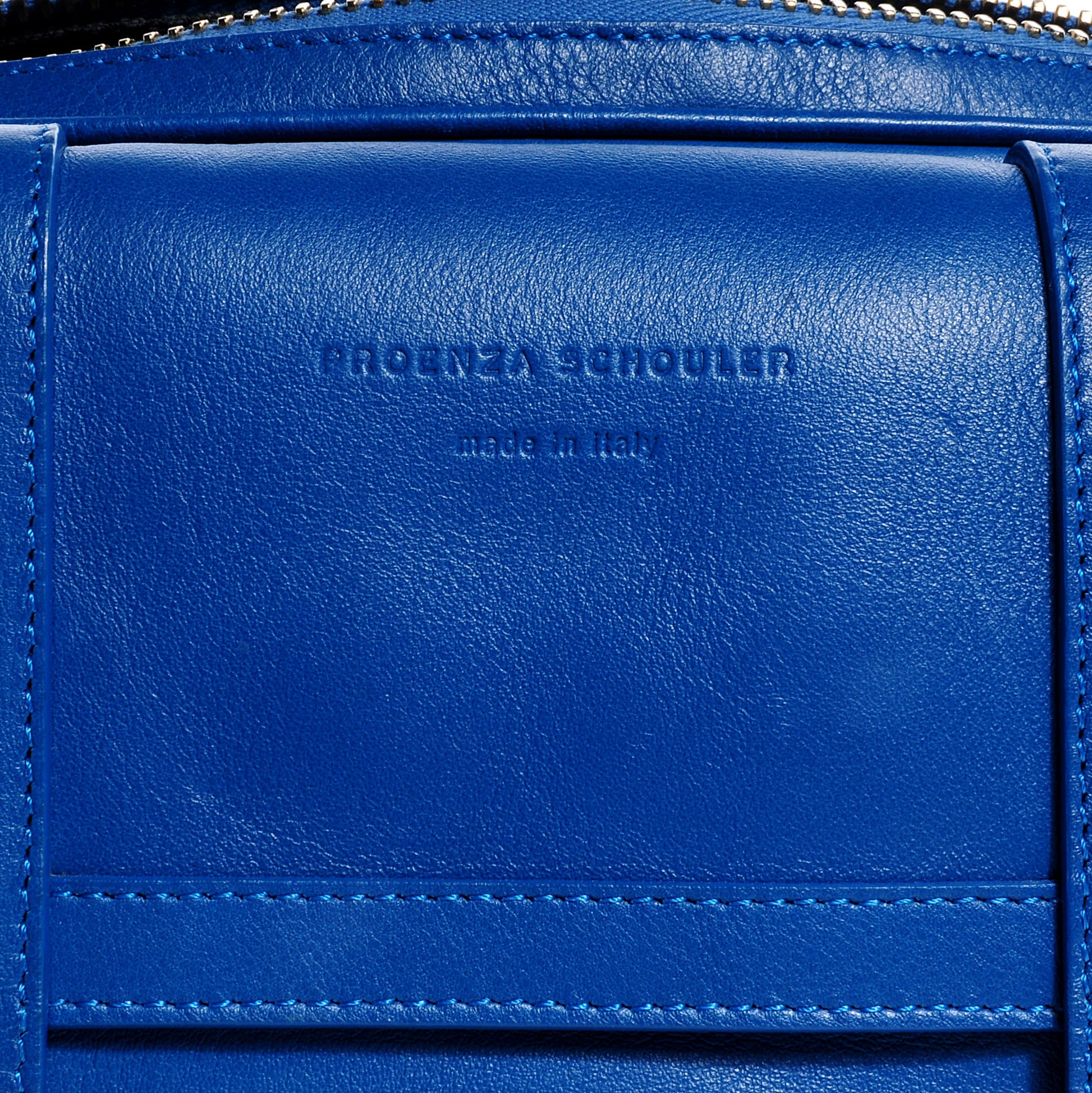 Proenza Schouler Calfskin Chain Strap Double Bag Peacock 6 of 10