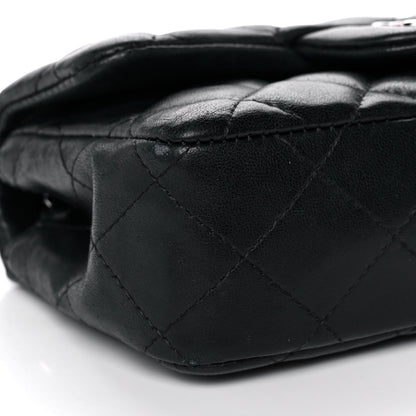 Chanel Lambskin Quilted Extra Mini Rectangular Flap Black 9 of 11