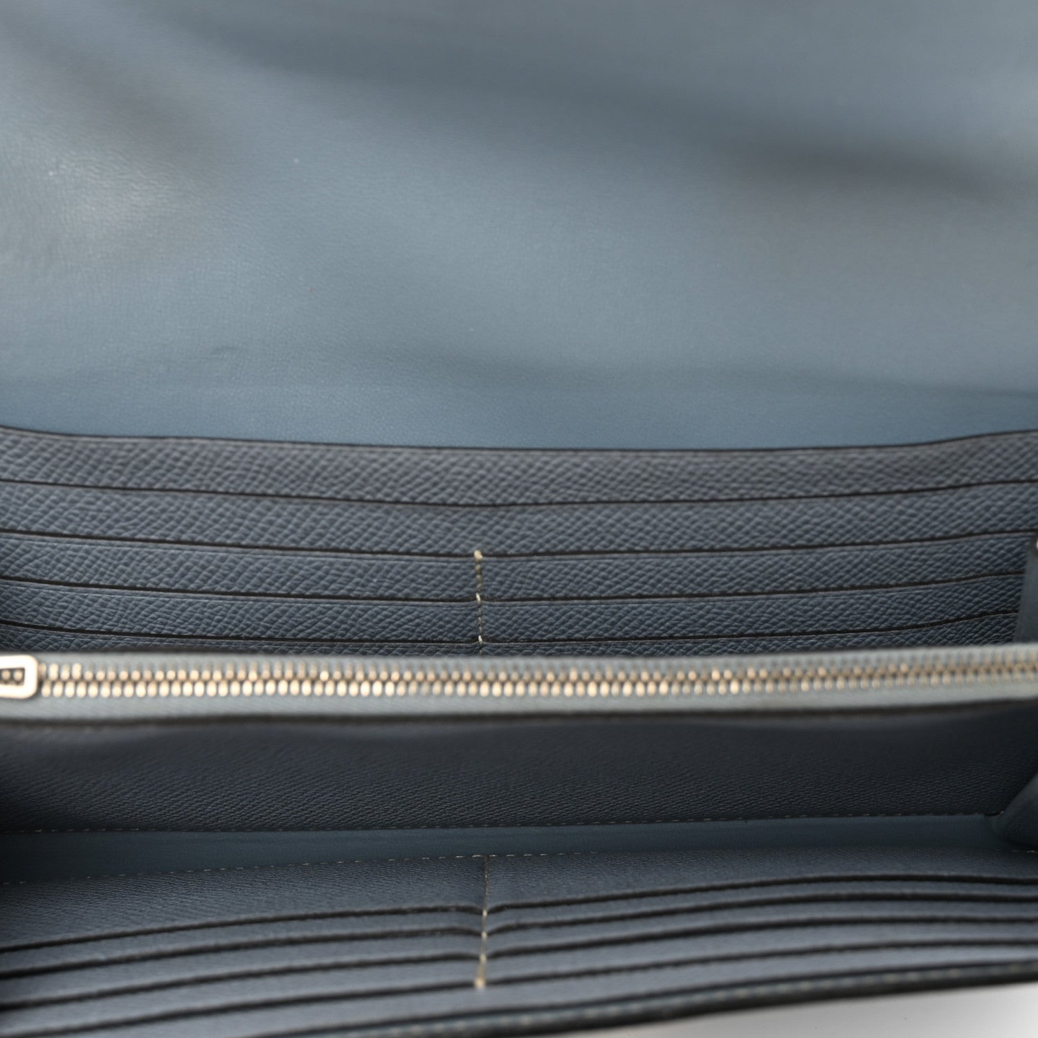 Hermes Epsom Constance Long Wallet Bleu Lin 5 of 8