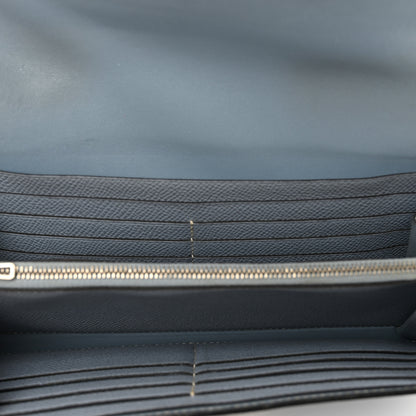 Hermes Epsom Constance Long Wallet Bleu Lin 5 of 8