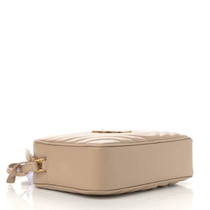Saint Laurent Calfskin Matelasse Monogram Lou Camera Bag Dark Beige 4 of 8