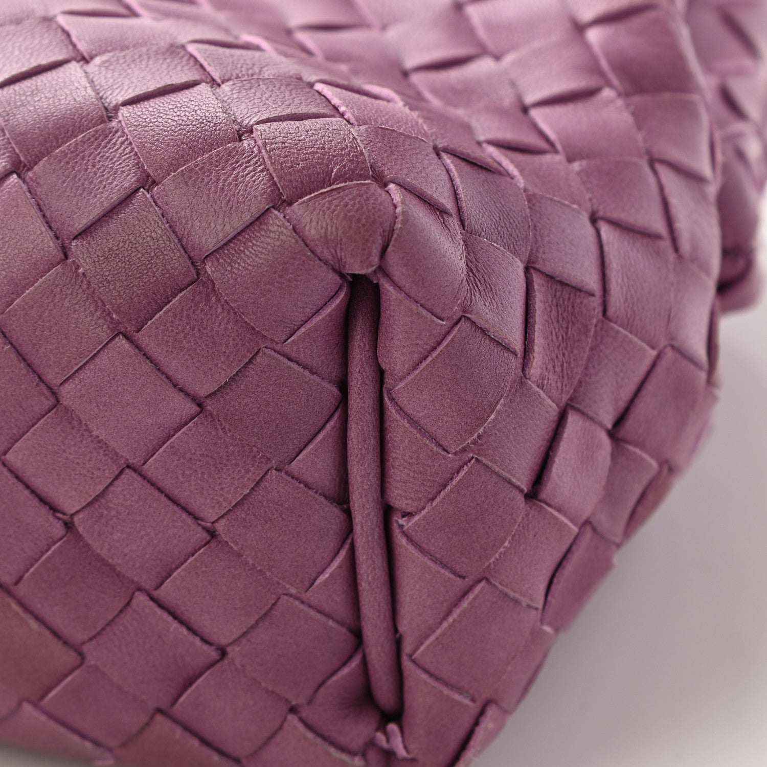 Bottega Veneta Nappa Intrecciato The Lauren 1980 Clutch Peony 13 of 14