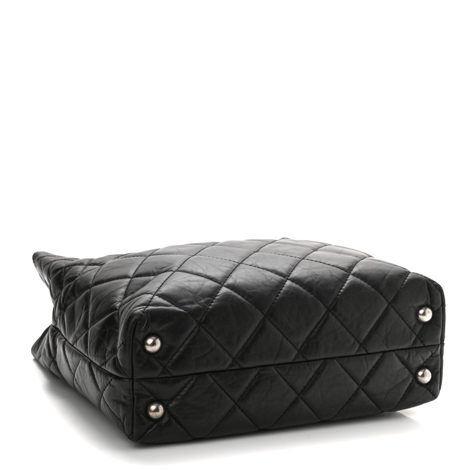 Chanel Aged Calfskin Quilted Reissue 2.55 Tote Black 3 of 9