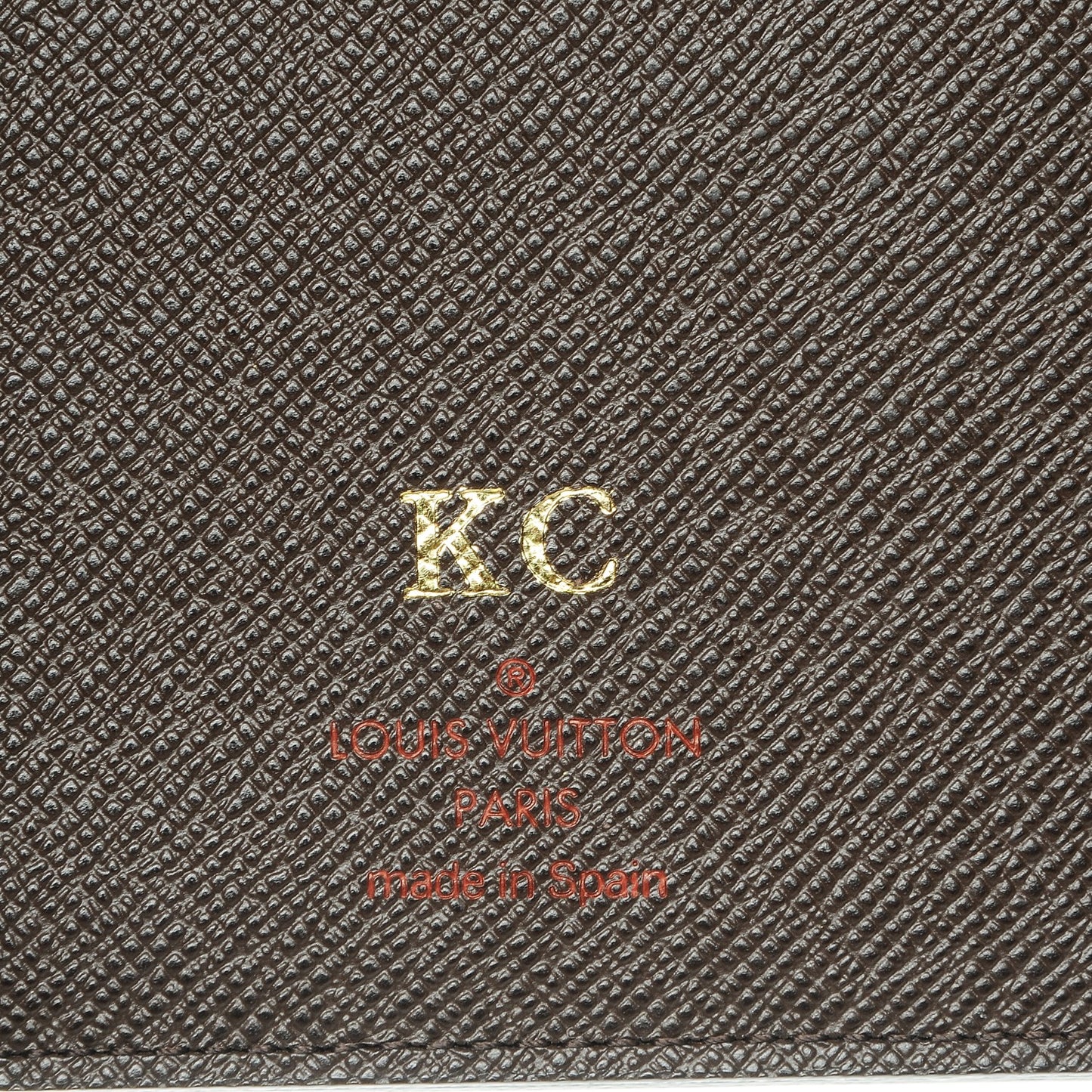 Damier Ebene Desk Agenda Cover