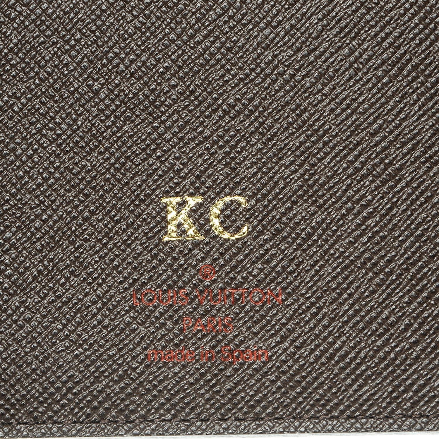 Louis Vuitton Damier Ebene Desk Agenda Cover 6 of 6