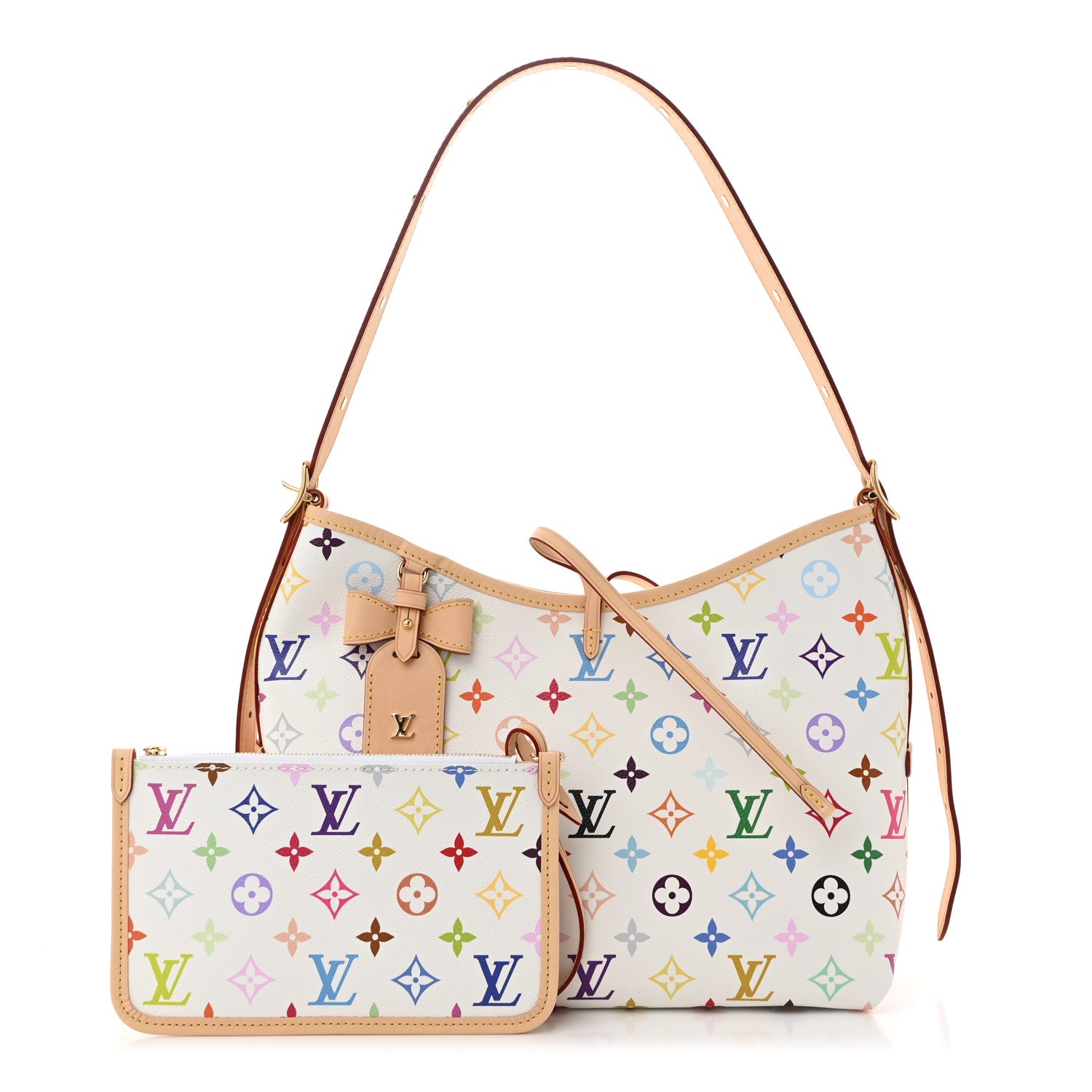 Louis Vuitton LV x TM Monogram Multicolor CarryAll PM White 3 of 10