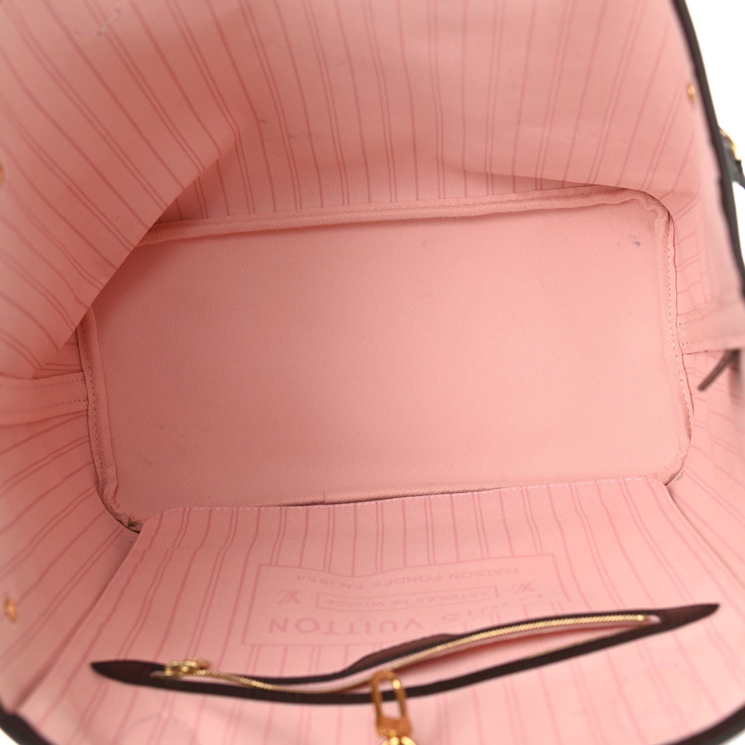 Louis Vuitton Damier Ebene Neo Neverfull MM Rose Ballerine 5 of 16