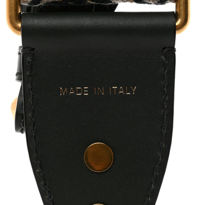 Christian Dior Oblique Studded Shoulder Strap Green Multicolor 4 of 6