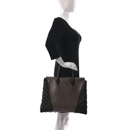 Louis Vuitton Cuir Orfevre Veau Cachemire Tote W GM Gris 2 of 8