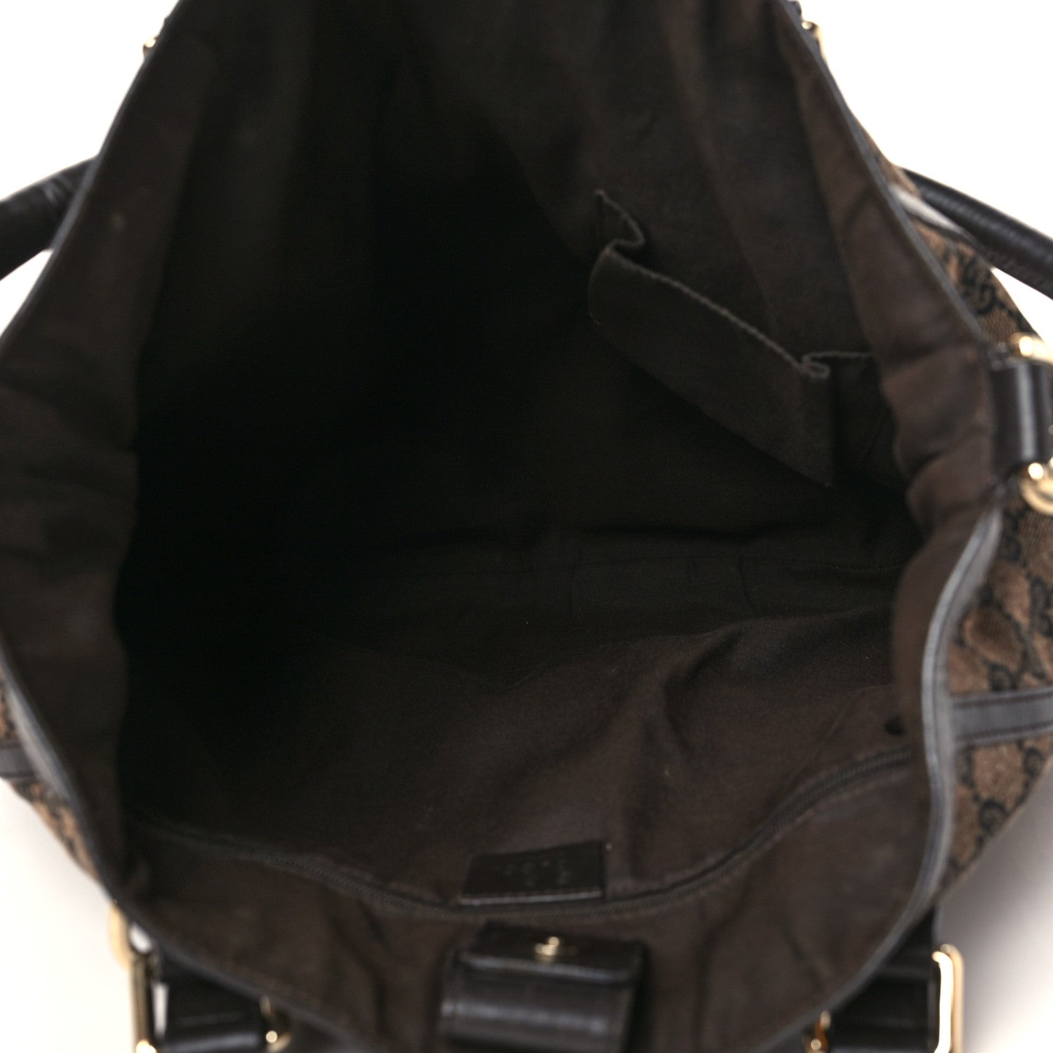 Gucci Monogram Medium Abbey Convertible Tote Dark Brown 5 of 14