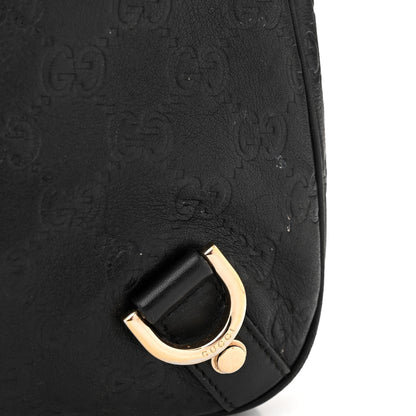 Gucci Guccissima Medium Abbey D Ring Hobo Black 11 of 11