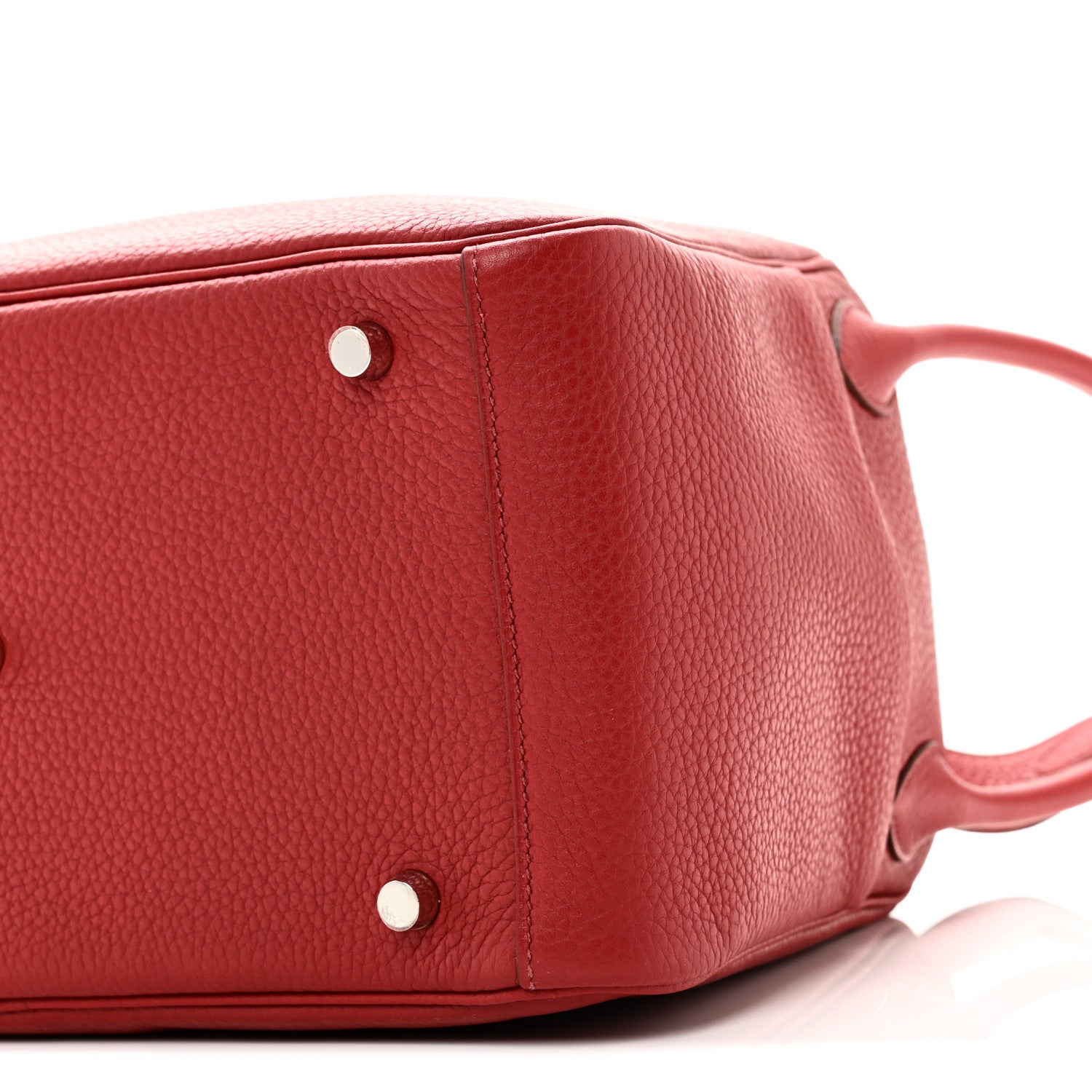 Hermes Taurillon Clemence Lindy 30 Rouge Garance 10 of 12