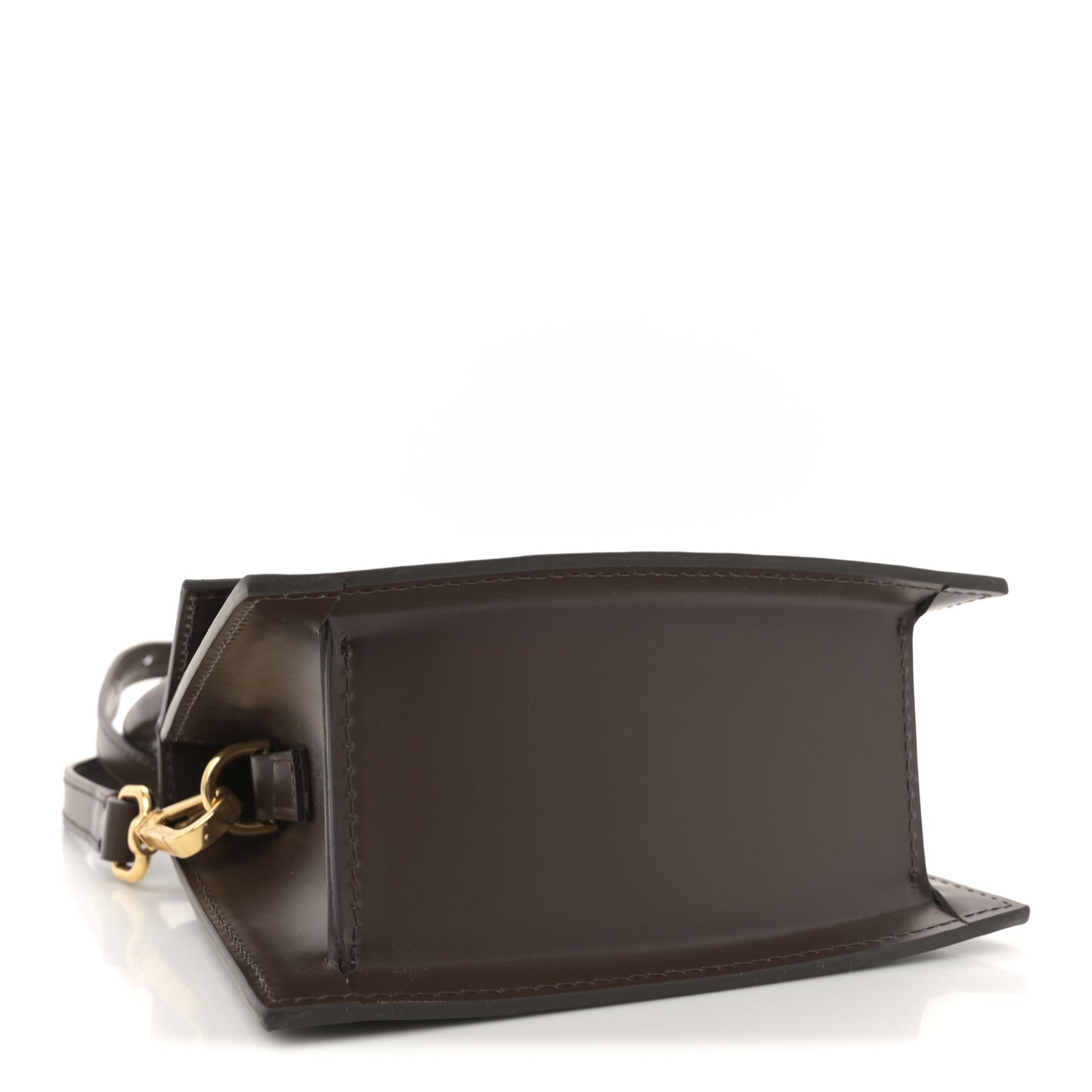 Smooth Calfskin Le Chiquito Moyen Dark Brown