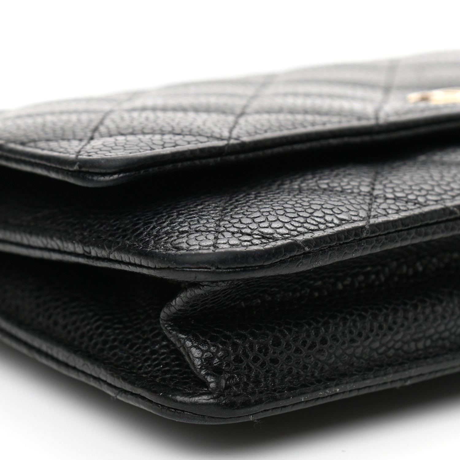 Chanel Caviar Quilted Wallet On Chain WOC Black 10 of 15