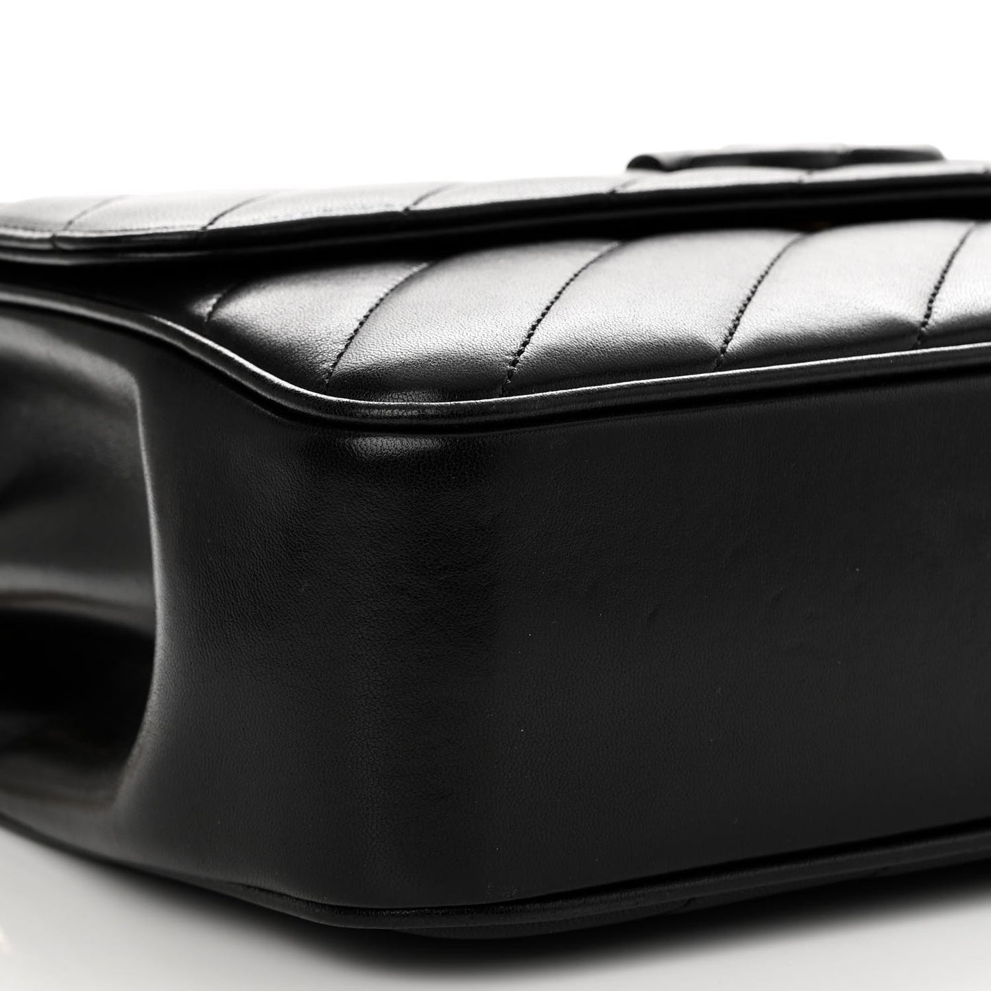 Lambskin Quilted Jumbo Coco Vintage Flap Black