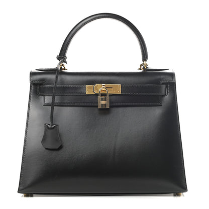 Hermes Box Kelly Sellier 28 Black 1 of 15
