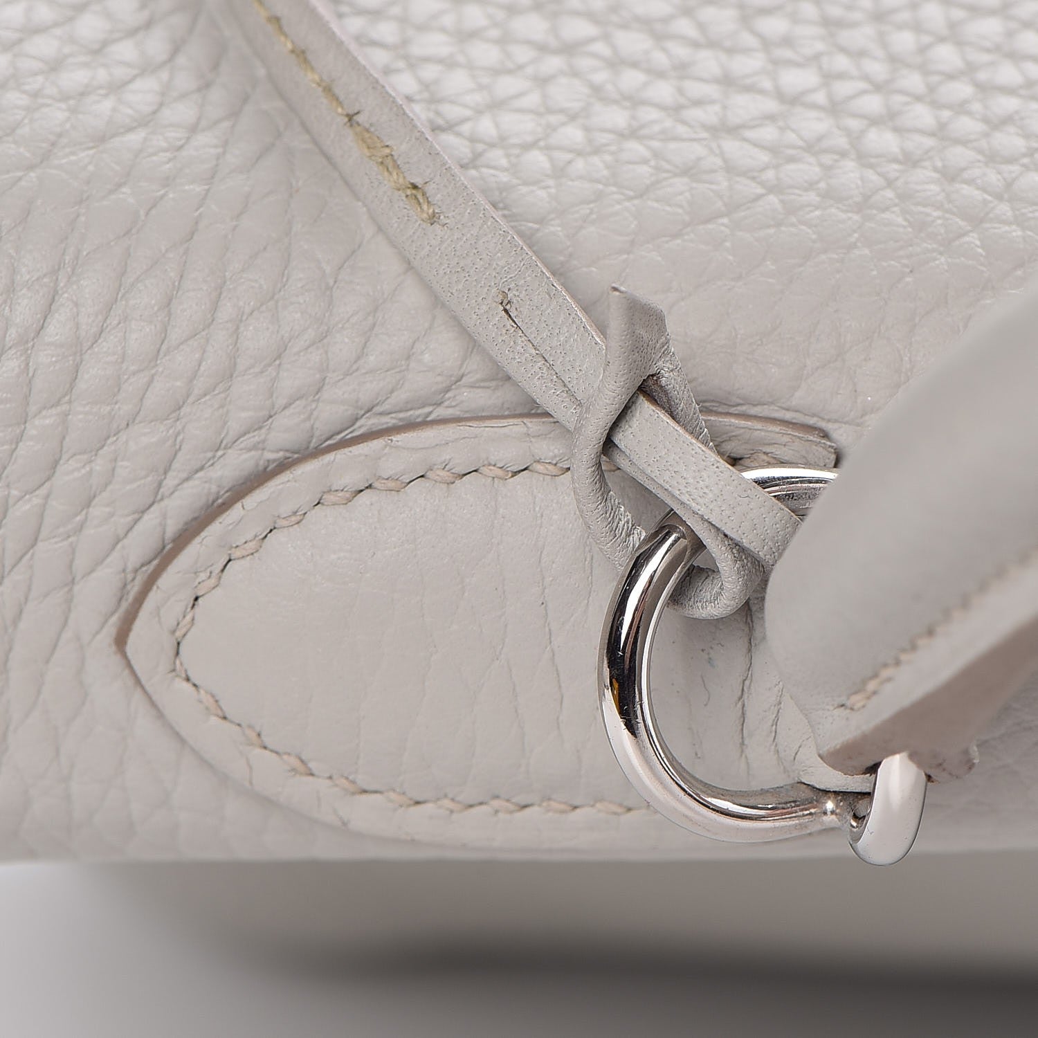 Hermes Taurillon Clemence Kelly Retourne 35 Gris Perle 21 of 29