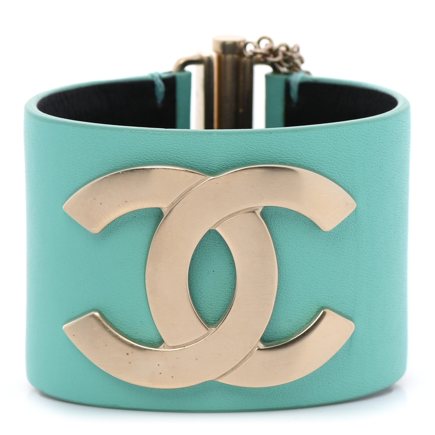 Calfskin CC Wide Cuff S Light Green
