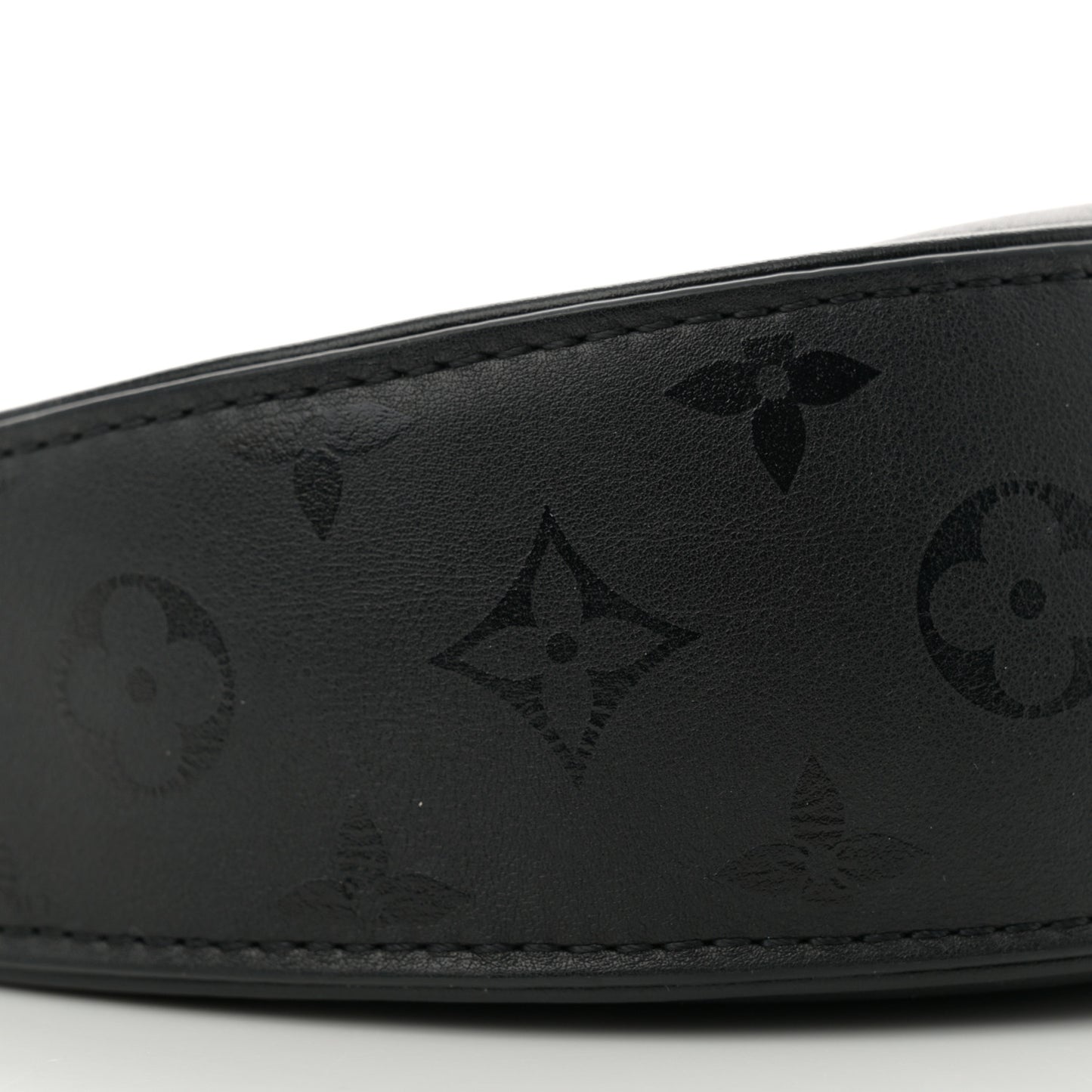 Calfskin Monogram Loop H27 Black
