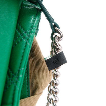 Marc Jacobs Lambskin Quilted The Small Single Flap Green 8 of 8
