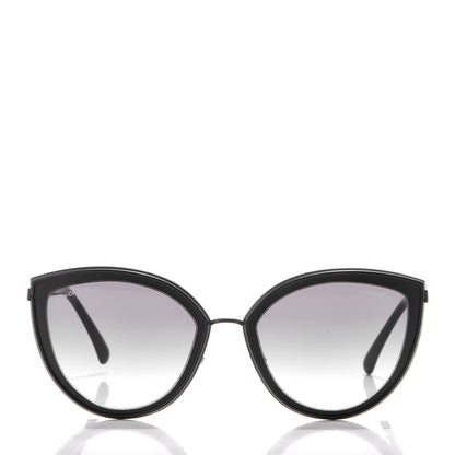 Chanel Cat Eye Sunglasses 4222 Black 2 of 7