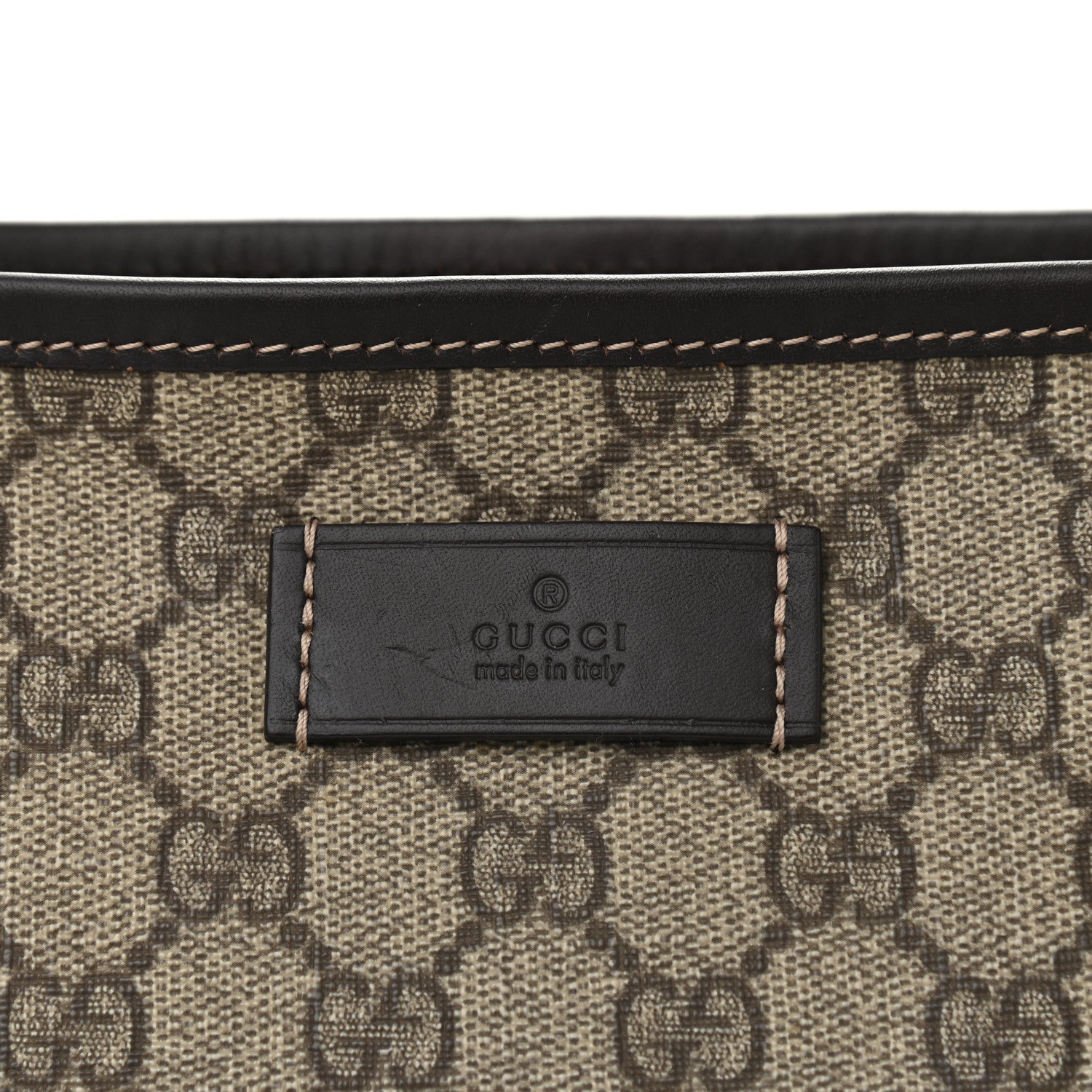 Gucci GG Supreme Monogram Small Joy Tote Dark Brown 8 of 10