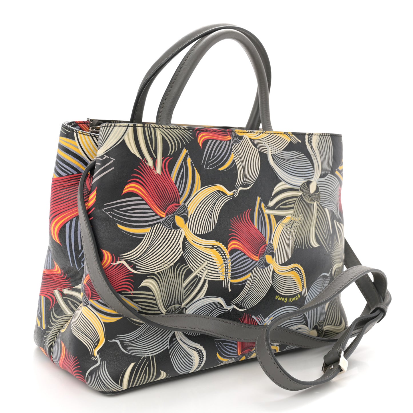 Calfskin Orchid Petite 2Jours Tote Multicolor