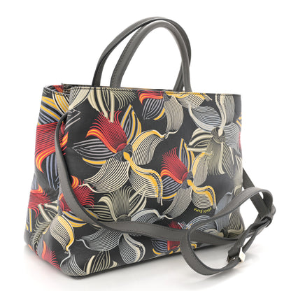 Fendi Calfskin Orchid Petite 2Jours Tote Multicolor 3 of 13