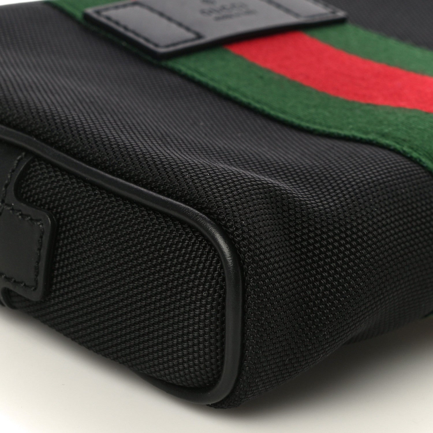 Gucci Canvas Web Slim Belt Bag Black 9 of 11