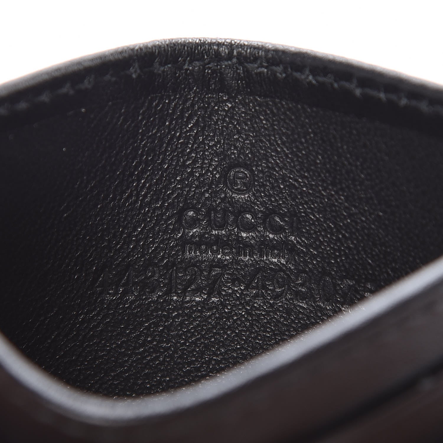 Gucci Calfskin Matelasse GG Marmont Card Holder Black 6 of 6