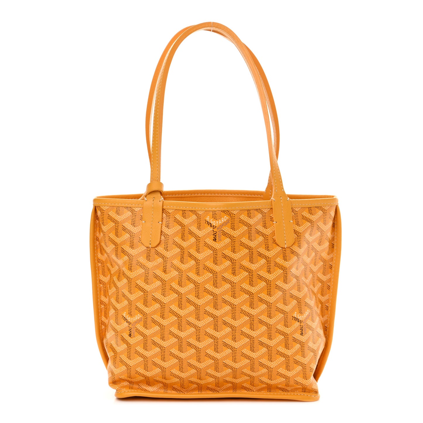 Goyardine Reversible Mini Anjou Yellow