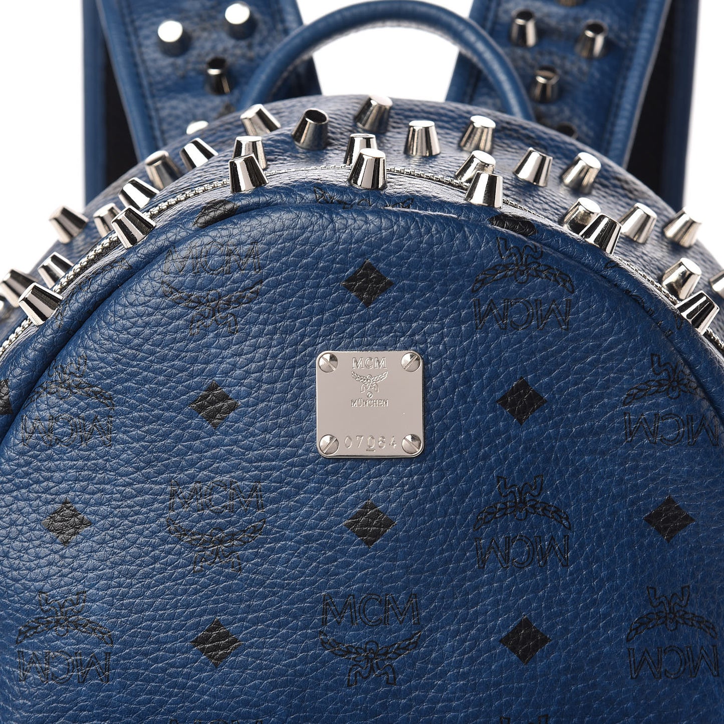 Visetos Studded Small Backpack Blue