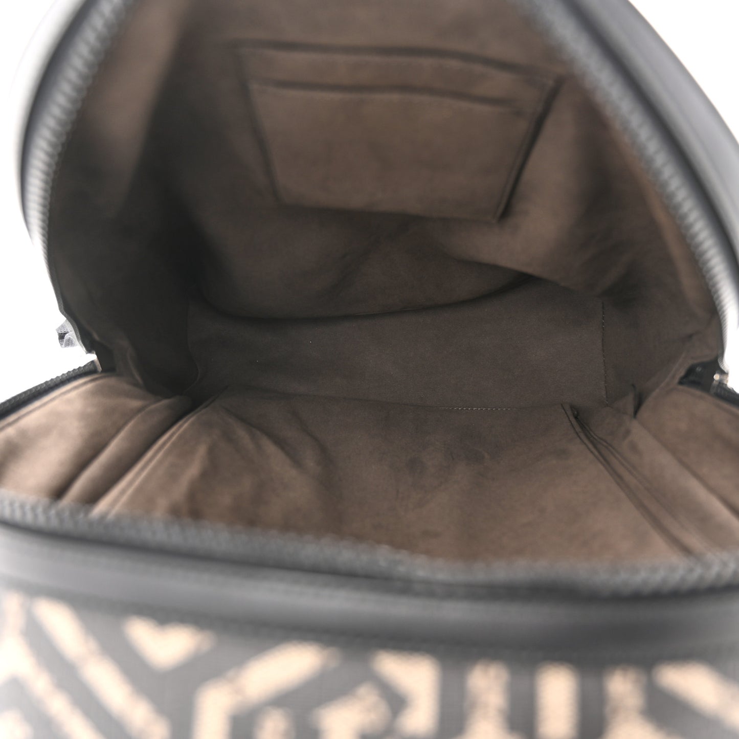 GG Supreme Monogram Caleido Medium Day Backpack Black