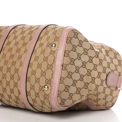 Gucci Monogram Medium Joy Boston Light Pink 9 of 20